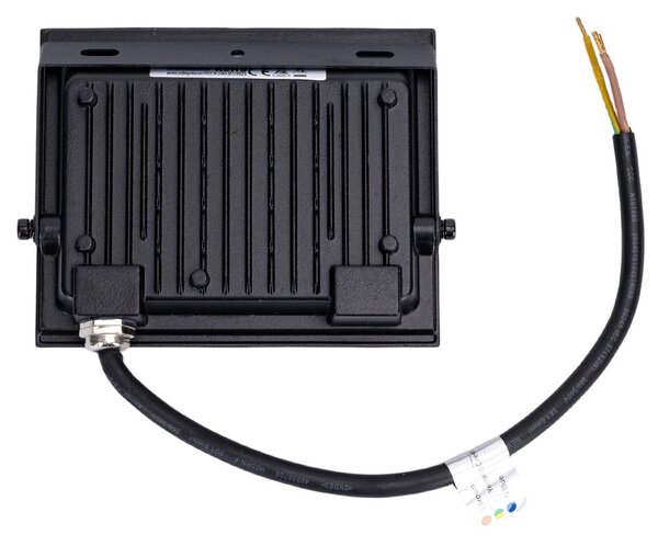 Faro proiettore Led Seven 10W Nero da esterno IP65 RGB luce regolabile e dimmerabile con telecomando Aigostar