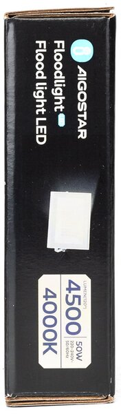 Faro proiettore Led Slim 50W Bianco da esterno IP65 Bianco neutro 4000K Aigostar