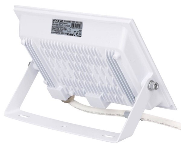 Faro proiettore Led Slim 50W Bianco da esterno IP65 Bianco neutro 4000K Aigostar