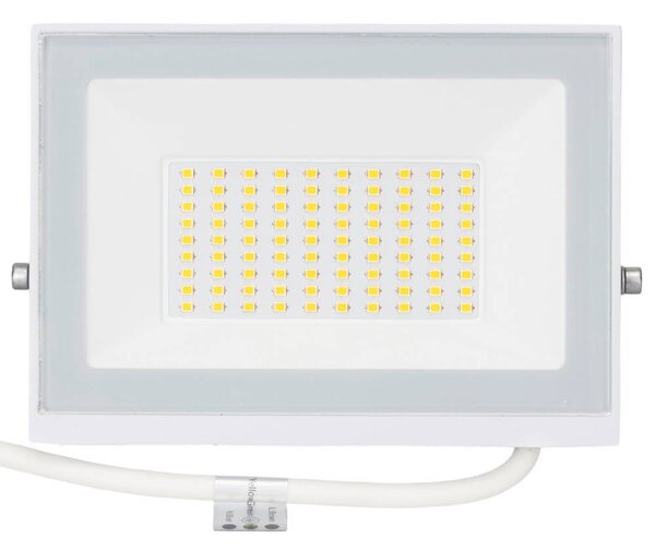 Faro proiettore Led Slim 50W Bianco da esterno IP65 Bianco neutro 4000K Aigostar