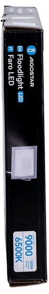 Faro proiettore Led Slim 100W Bianco da esterno IP65 Bianco freddo 6500K Aigostar