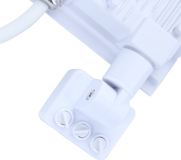 Faro proiettore Led Slim 20W Bianco da esterno IP65 Bianco neutro 4000K con sensore crepuscolare e di movimento Aigostar