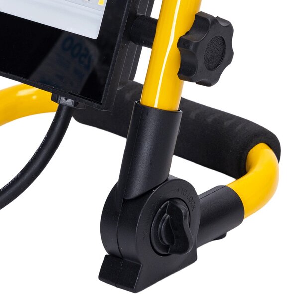 Faro Led da lavoro portatile 20W Nero e giallo IP65 Bianco freddo 6500K Aigostar