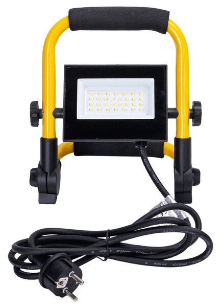 Faro Led da lavoro portatile 20W Nero e giallo IP65 Bianco freddo 6500K Aigostar