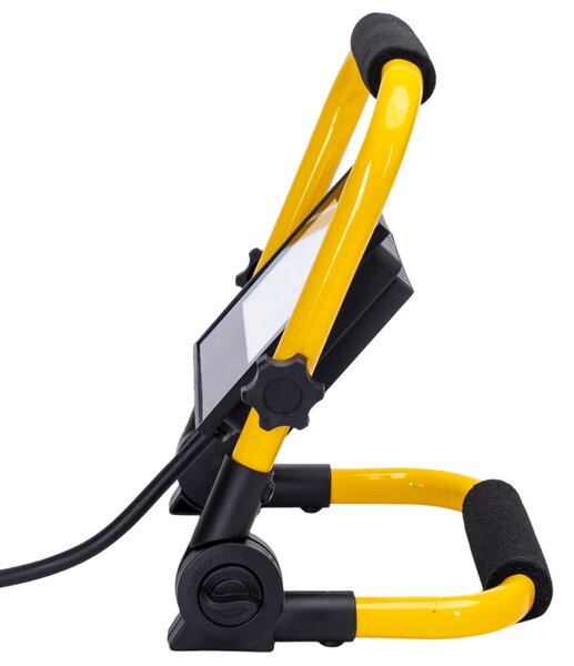 Faro Led da lavoro portatile 30W Nero e giallo IP65 Bianco freddo 6500K Aigostar