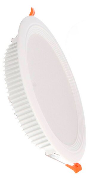 Faretto Led da incasso Lass 50W Rotondo Cornice bianca Apertura 120 gradi CCT temperatura colore regolabile iSG Lighting