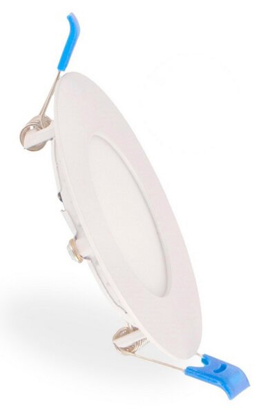 Faretto Led da incasso Slim Serie Pro 5W Rotondo Cornice bianca Apertura 120 gradi CCT temperatura colore regolabile iSG Lighting