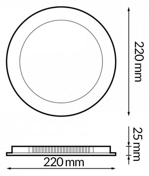 Faretto Led da incasso Lass 50W Rotondo Cornice bianca Apertura 120 gradi CCT temperatura colore regolabile iSG Lighting