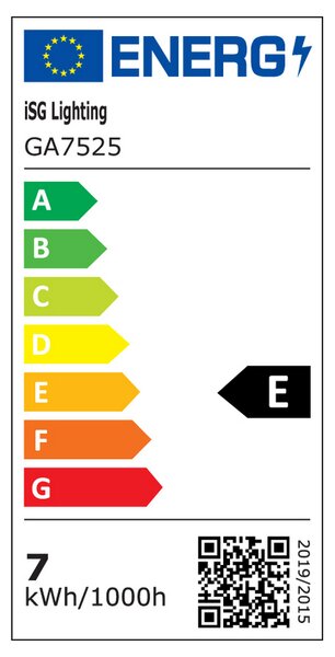 Faretto Led GU10 7W SMD Apertura 60 gradi Bianco freddo 6000K iSG Lighting