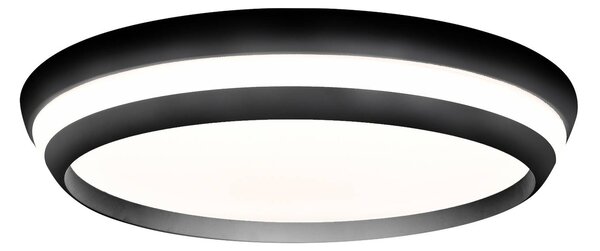 LUTEC Plafoniera LED Cepa RGBW CCT nero Ø 45 cm