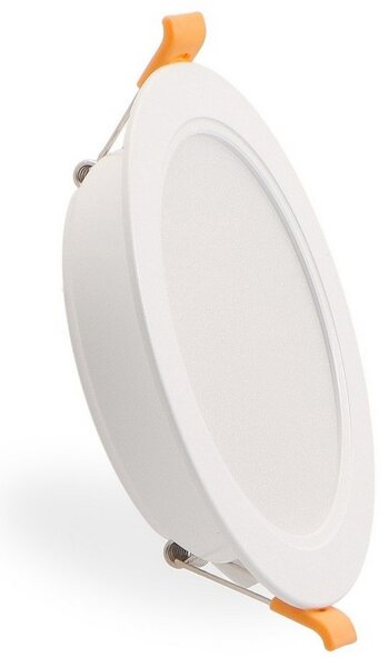 Faretto Led da incasso Advance 9W Rotondo Cornice bianca Apertura 120 gradi CCT temperatura colore regolabile M LEDME