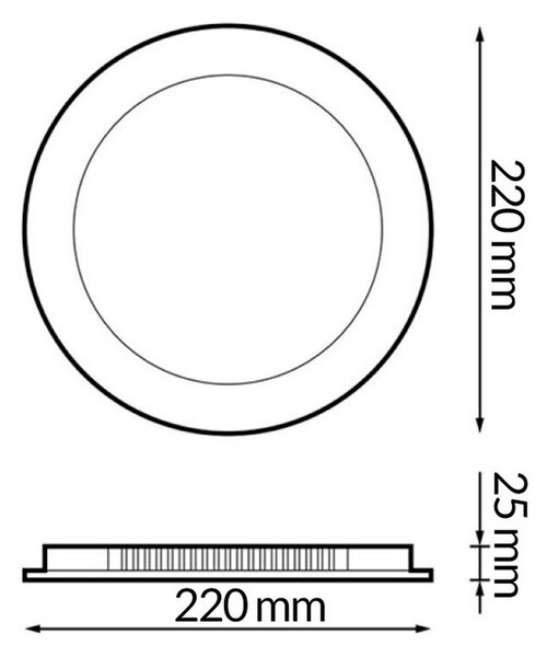 Faretto Led da incasso Lass 32W Rotondo Cornice bianca Apertura 120 gradi CCT temperatura colore regolabile iSG Lighting