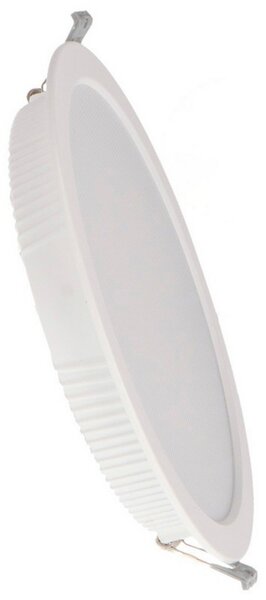 Faretto Led da incasso Lass 22W Rotondo Cornice bianca Apertura 120 gradi CCT temperatura colore regolabile iSG Lighting