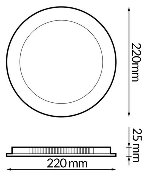 Faretto Led da incasso Lass 22W Rotondo Cornice bianca Apertura 120 gradi CCT temperatura colore regolabile iSG Lighting