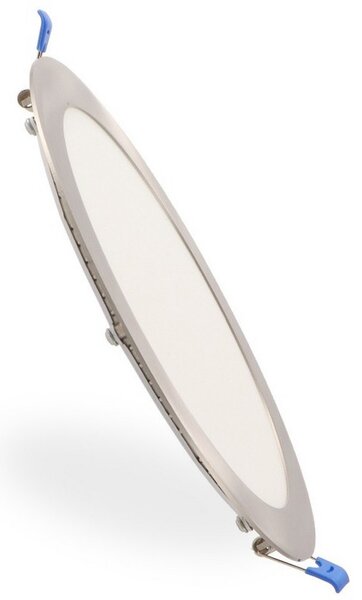 Faretto Led da incasso Nickel 20W Rotondo Cornice argento Apertura 120 gradi CCT temperatura colore regolabile M LEDME
