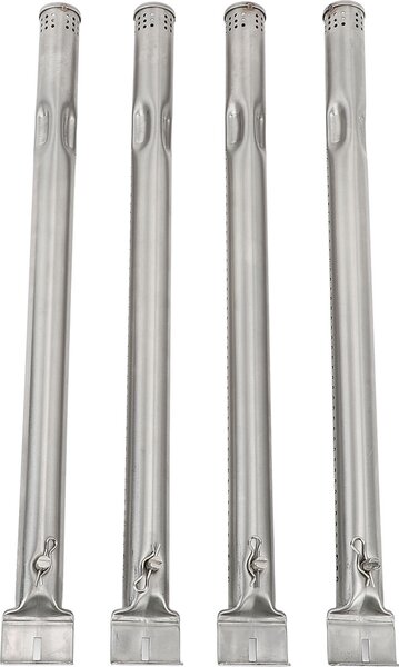 4pcs gas barbecue bruciatore tubo in acciaio inox universale ad alta resistenza barbecue tubo