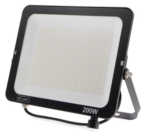 Faro proiettore Led 200W Nero da esterno IP65 CCT temperatura colore regolabile M LEDME