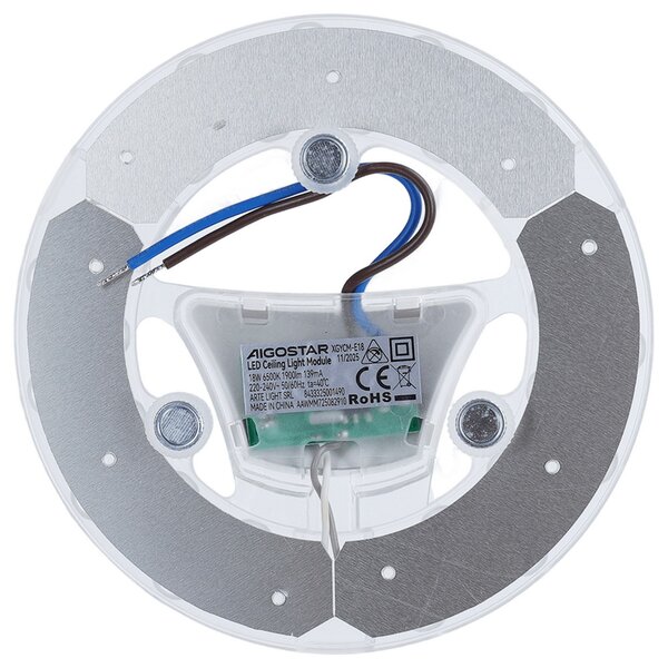 Modulo Led 18W per plafoniere e lampadari calamitato Bianco caldo 3000K Aigostar