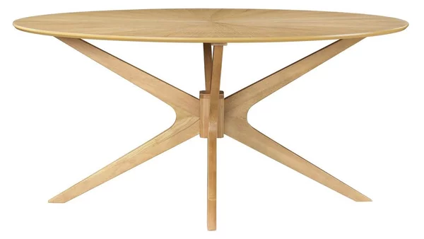 Tavolo da pranzo design ovale rovere L160 cm DIELLI