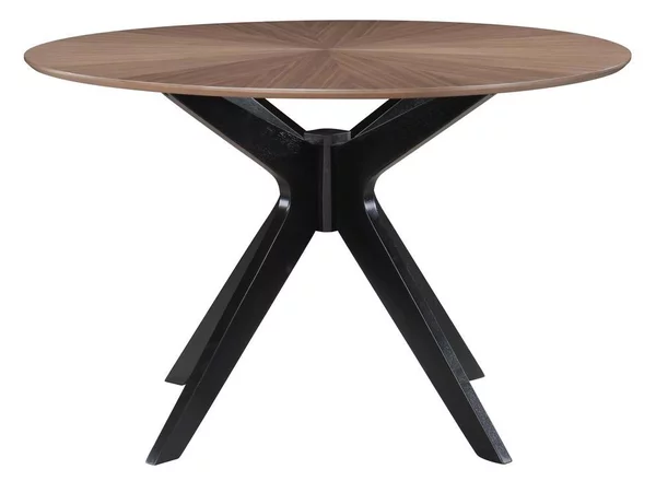 Tavolo da pranzo design rotondo noce D120 cm DIELLI
