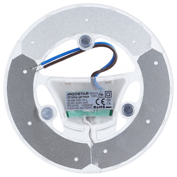 Modulo Led 18W per plafoniere e lampadari calamitato Bianco neutro 4000K Aigostar