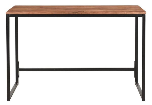 Scrivania industriale con cassettiera mobile in legno massello di mango  L156 cm INDUSTRIA - Miliboo