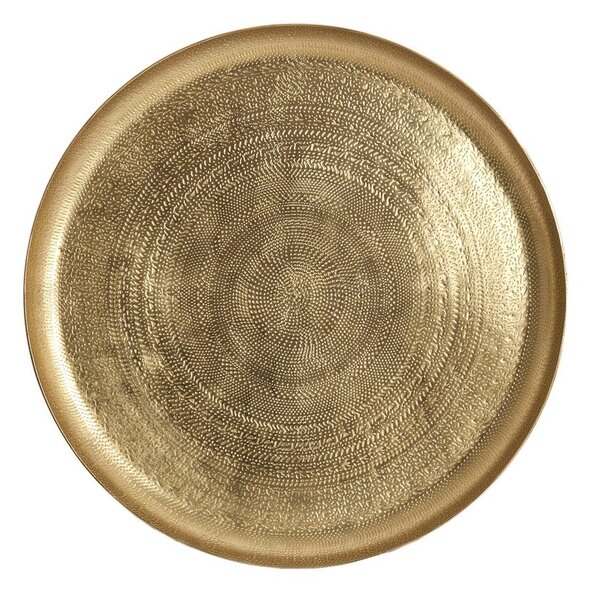 Vassoio decorativo in metallo ø 34,5 cm Krosna – Light & Living