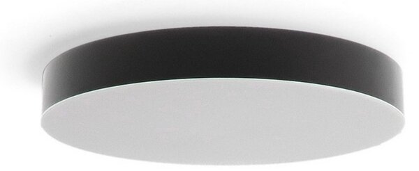 Plafoniera Led Neox 24W Rotonda Nera CCT temperatura colore regolabile iSG Lighting