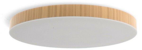 Plafoniera Led Neox 36W Rotonda Legno CCT temperatura colore regolabile iSG Lighting