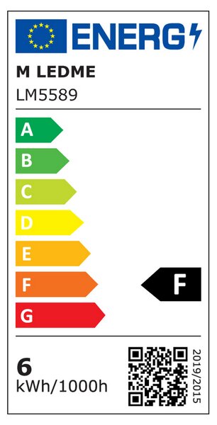 Plafoniera Led 6W Serie Pro Rotonda Nera CCT temperatura colore regolabile M LEDME