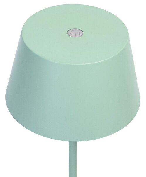 Lampada da tavolo Led touch Eli 5W Verde CCT temperatura colore regolabile portatile a batteria ricaricabile USB Aigostar