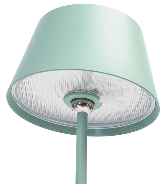 Lampada da tavolo Led touch Eli 5W Verde CCT temperatura colore regolabile portatile a batteria ricaricabile USB Aigostar