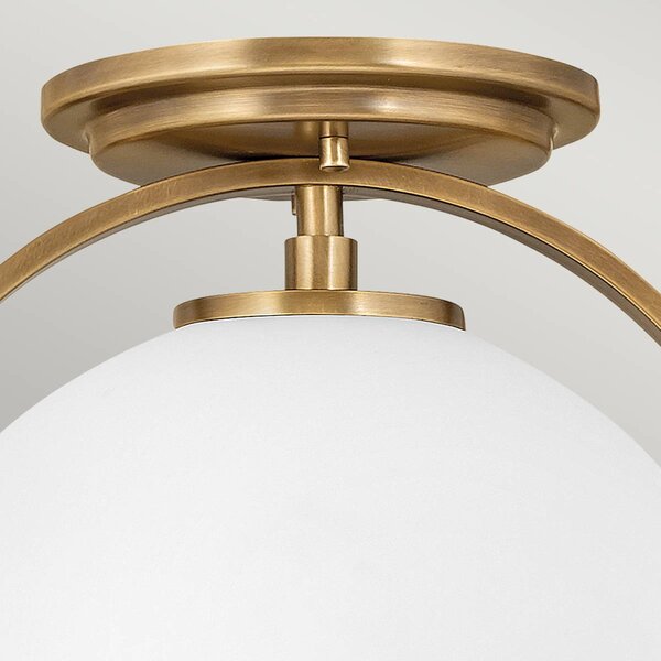 Quintiesse Plafoniera soffitto Somerset, dimmerabile, Ottone / Oro, Soggiorno / Sala da pranzo, Metallo, Plafoniera