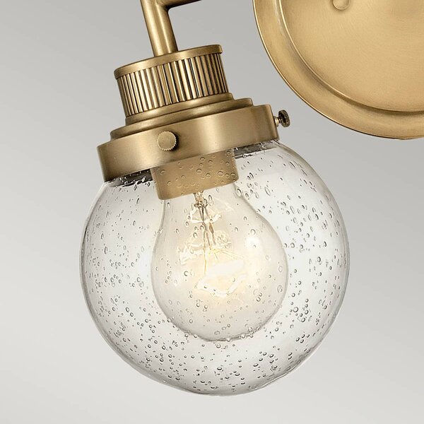Quintiesse Applique da parete Poppy, dimmerabile, Ottone / Oro, Bagno, Metallo, Applique