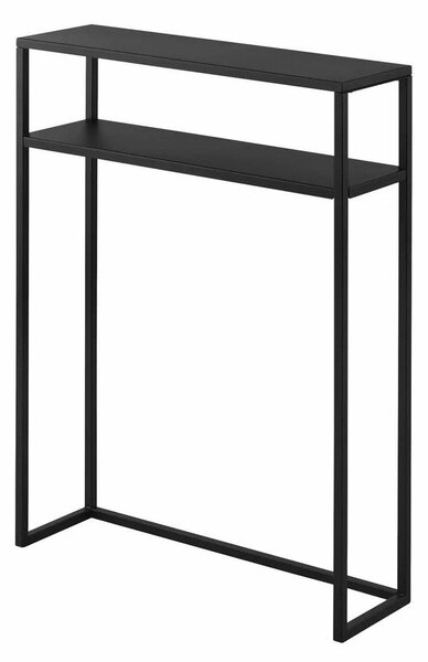 Tavolo consolle nero in metallo 18x60 cm Tower – YAMAZAKI