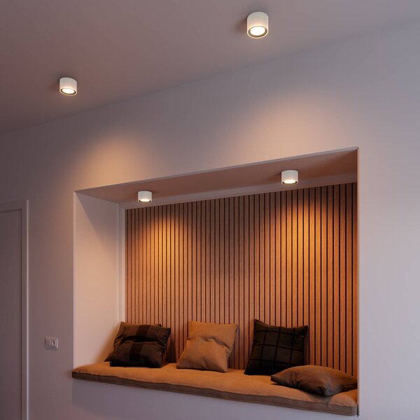 Nordlux Faretto da soffitto Landon Smart a LED, bianco, altezza 8,2 cm
