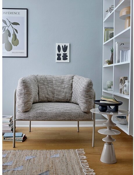 Poltrona greige Karel – Bloomingville
