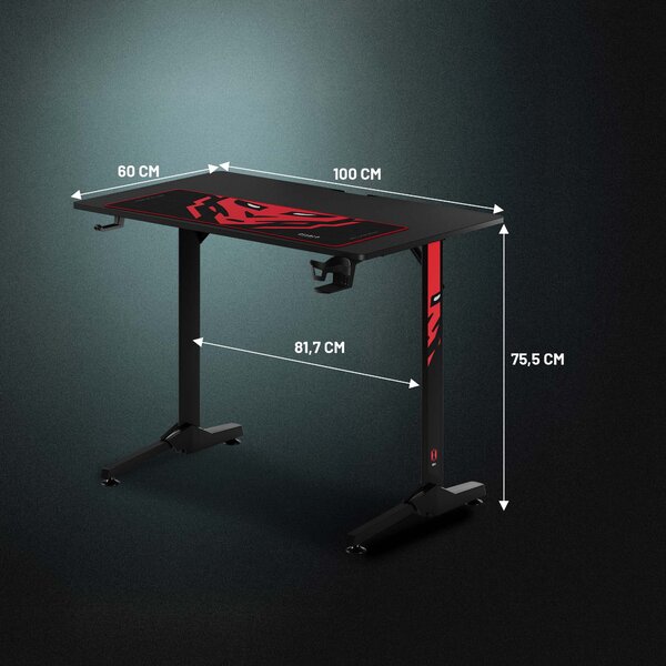Scrivania piccola da gaming Diablo X-Mate 1000
