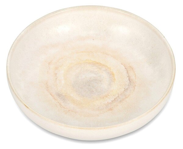 Piatto fondo beige in gres ø 22 cm Aquarel – S|P Collection