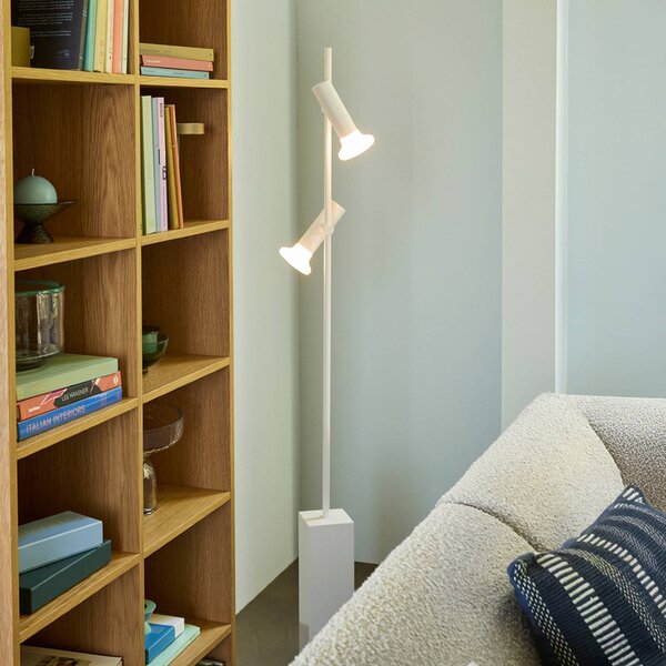 Hübsch Lampada da terra SET, Alluminio / Grigio / Zincato, Soggiorno / Sala da pranzo, Metallo, Moderno, Lampada da terra