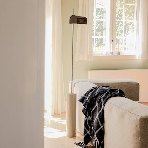 Hübsch Lampada da terra Reflector, dimmerabile, Marrone / Ruggine, Soggiorno / Sala da pranzo, Metallo, Scandinavo, Lampada da terra
