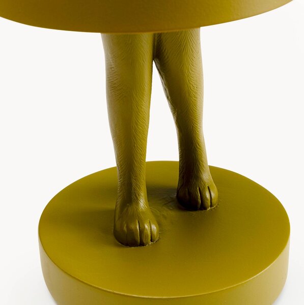 KARE Lampada da tavolo a batteria LED Animal Rabbit, verde, IP54, 29 cm dimmerabile, Verde, Soggiorno / Sala da pranzo, Plastica, Design