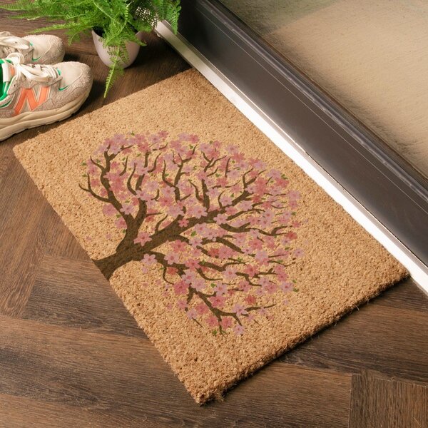 Zerbino in fibre di cocco 60x90 cm Blossom Tree of Life – Artsy Doormats