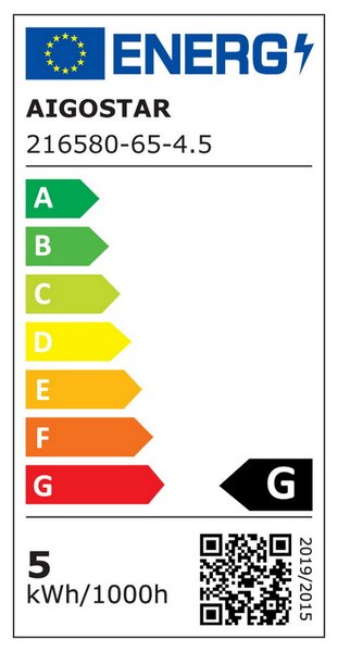 Striscia Led Smart 5V 36W 4×0,5 metri WiFi RGB luce regolabile e dimmerabile con telecomando Aigostar