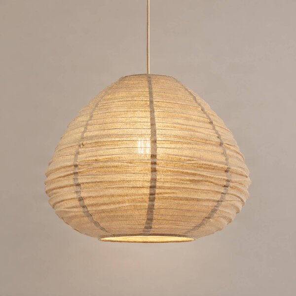 Lampada a sospensione Autumn Lindby, dimmerabile, Alluminio / Grigio / Zincato, Soggiorno / Sala da pranzo, Tessuto / Stoffa / Seta, Scandinavo, Lampada a sospensione