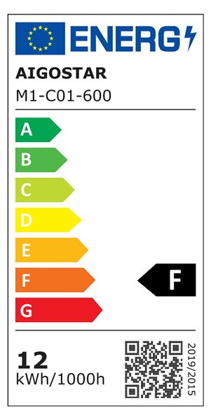 Faretto Led Smart GU10 6W WiFi CCT luce regolabile e dimmerabile Aigostar