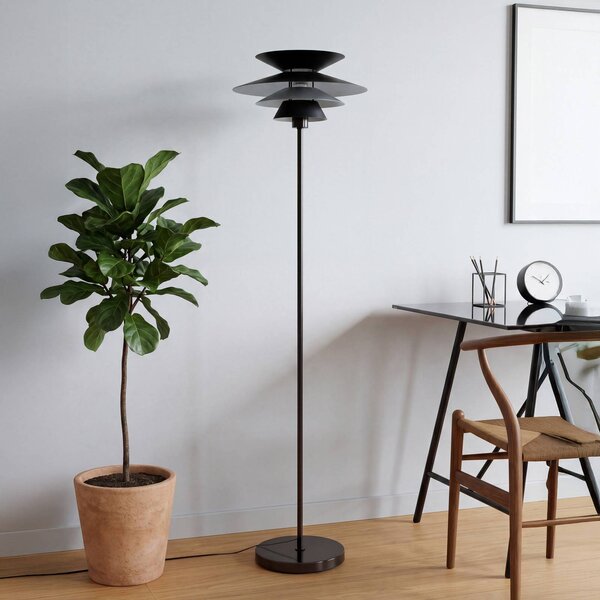 OSRAM Lampada da terra Decor Element, dimmerabile, Nero, Soggiorno / Sala da pranzo, Metallo, Moderno, Lampada da terra