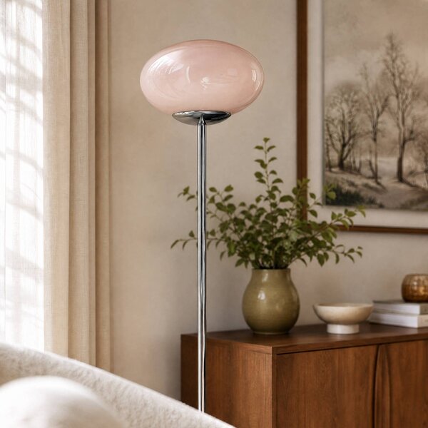 OSRAM Lampada da terra Decor Forma, dimmerabile, Violetto / Fucsia / Rosa, Soggiorno / Sala da pranzo, Metallo, Moderno, Lampada da terra