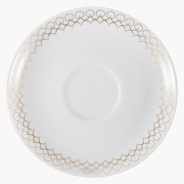 Set di 6 piattini per tazzine da caffè in Bone China Jade