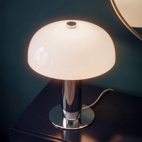 OSRAM Lampada da tavolo Decor Arc, dimmerabile, Cromo / Argento, Soggiorno / Sala da pranzo, Metallo, Moderno, Lampada da tavolo